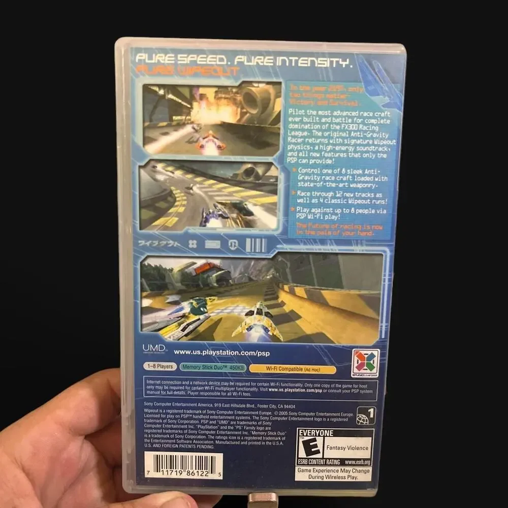 Wipeout Pure PSP Game CIB Good Condition